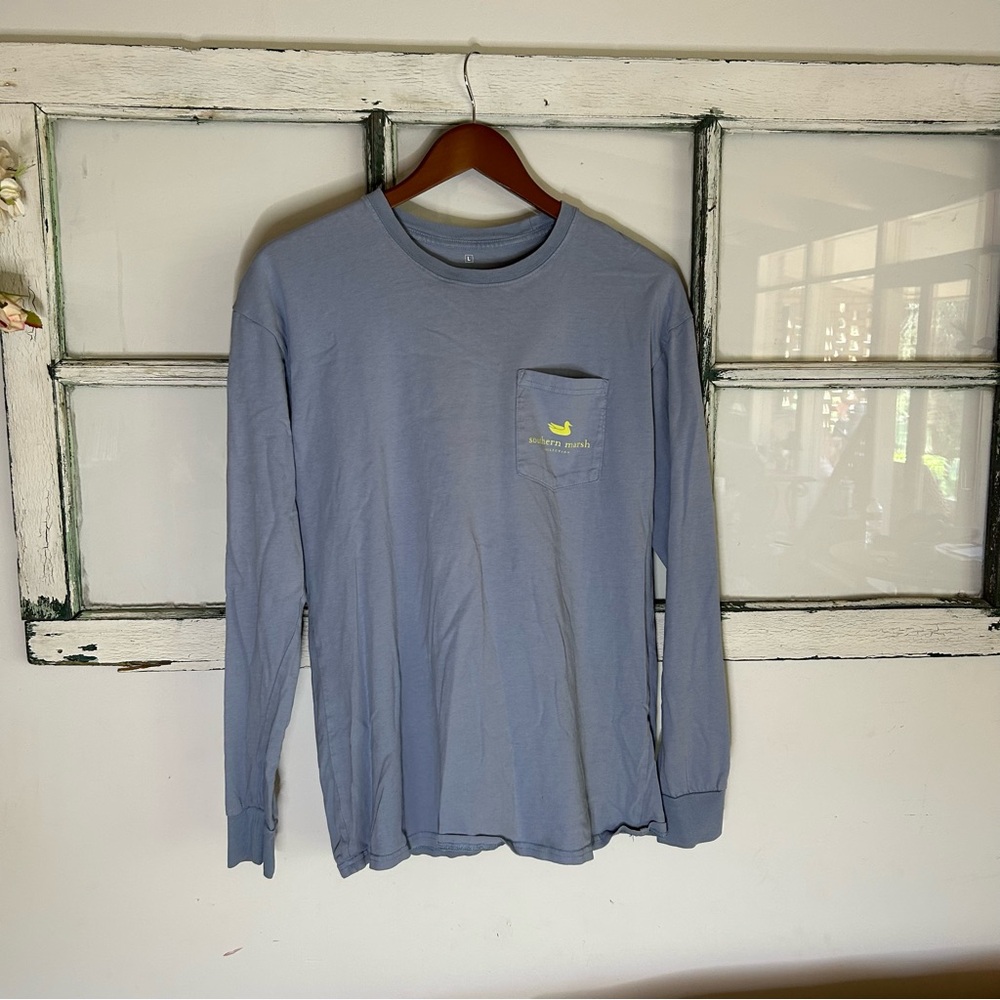 Southern Marsh Blue Long Sleeve Tee